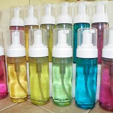 Bottles of Handmade Liquid Soap