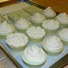 Springtime Soap Cupcakes with Goat Milk Frosting